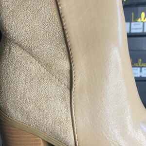 Lulu's Beige Ankle Booties
